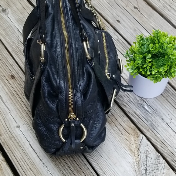 👜Michael Kors Austin black leather satchel - Picture 4 of 11